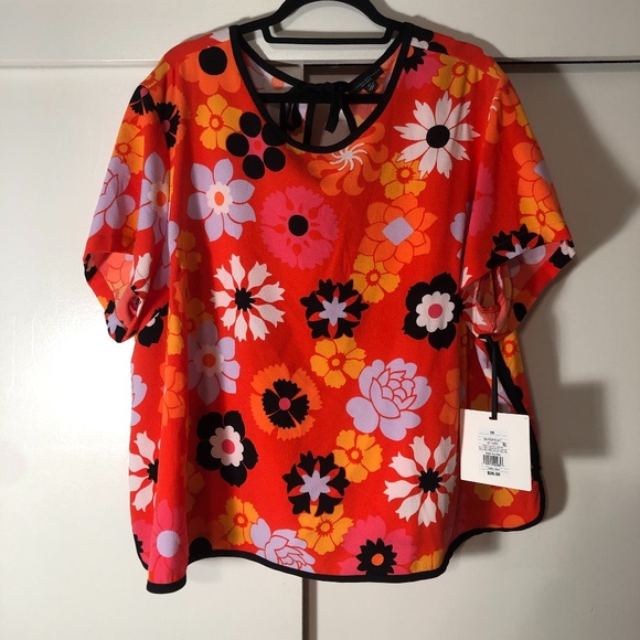 Victoria Beckham for Target Tops - NWT Victoria Beckham for Target Retro Floral Top